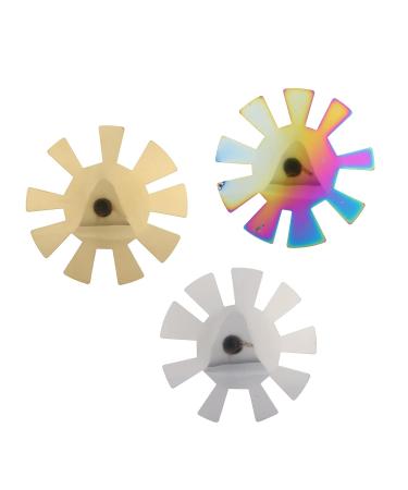 3pcs Stainless Steel Nail Edge Cutter Stencils | French Smile Line Tip Guides for Nail Salons - International Shipping Available - Buy Online on GoSupps.com