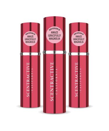 CA Perfume Impression of Phlsphy Amaze Gracefully Magnolia For Women Replica Version Fragrance Dupes Concentrated Long Lasting Eau de Parfum Spray Refillable Atomizer Bottle 0.17 Fl Oz/5ml-X3 PHLSPHY AMAZE GRACEFULLY MAGNOLIA IMPRESSION 0.51 Fl Oz (Pack o