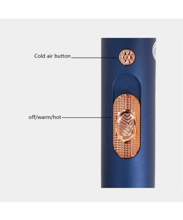 Hairdryer Professional Ionic Hair Dryer 2000W Powerful AC Motor Salon Fast Blow Dryers 3 Heat 2 Speed Settings Low Noise Hair Dryer with Hair Diffusers and 2 Nozzle for Home and Salon Blue Small Gift Brown - Buy Online on GoSupps.com