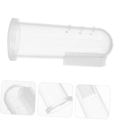 Minkissy Infants' Milchzahn Brush Set - Mouth Cleaning Finger Toothbrush for Babies - 3 Pieces of Manual Chicken Stuff Brush - Buy Online on GoSupps.com