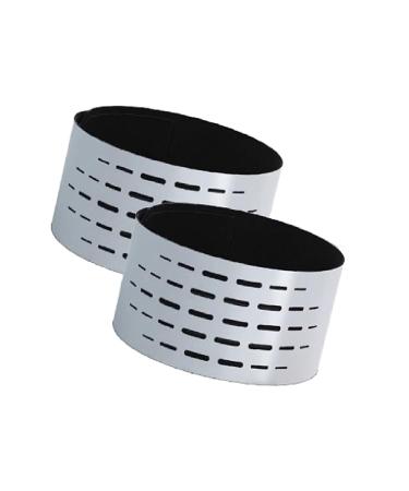 1 Pair Adjustable Compression Wrist Sleeve High elasticity TPU Wrist Brace Elastic Wristbands Wrist Wraps for Men and Women Yoga Basketball Volleyball Badminton(X-Large Black-Sliver) X-Large Black-Sliver