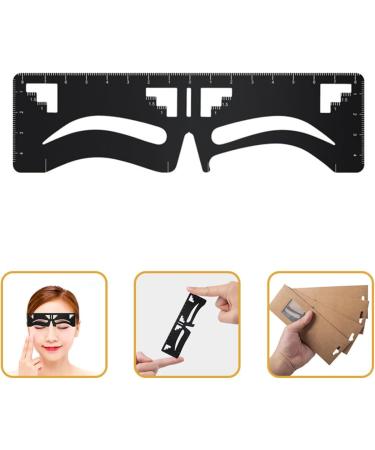 OHPHCALL eyebrow design eyebrow card Eyebrow Positioning Tool Eyebrow Shaper Metal eyebrow trimming - Buy Online on GoSupps.com