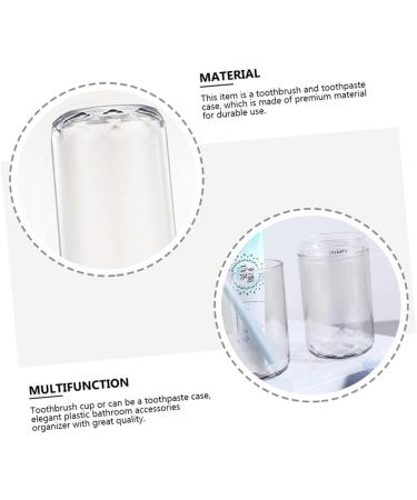 Beaupretty Travel Toothbrush & Toothpaste Holder - 1-Piece Washing-Up Cup Container for Easy Storage - Buy Online on GoSupps.com