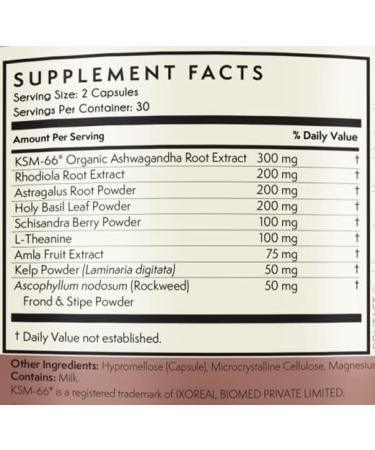 TERRA ORIGIN Inner Balance Supplement Capsules | Stress Relief Formula with Rhodiola, Astragalus, Holy Basil & Ashwagandha | 90 Servings - Buy Online on GoSupps.com