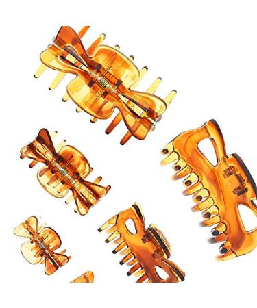 Premium 3-Piece Brown Hair Clips Set | Section Gripping & Wave Rider Clips for Long Hair International Shipping Available - Buy Online on GoSupps.com