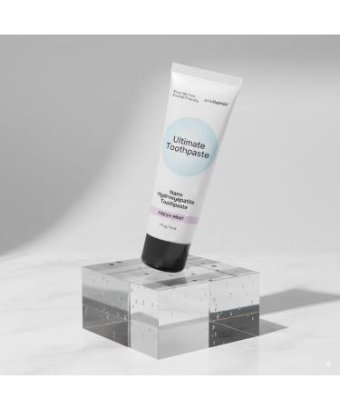 Fluoride Free Nano Hydroxyapatite Ultimate Toothpaste for Remineralizing Enamel & Sensitive Relief Whitening Antiplaque SLS Free Fresh Mint 4 oz (1 Tube Fresh Mint) Fresh Mint 4 Ounce (Pack of 1) - Buy Online on GoSupps.com