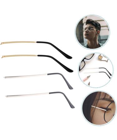 Lurrose 6 Pairs Glasses Legs Replacement | Screwdriver Arm & Brass Brackets | Sunglasses Temple for Men & Women - 3 Colors - Durable & Compatible - Buy Online on GoSupps.com