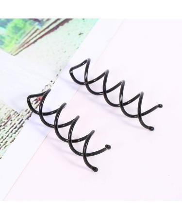 Frcolor 10 Pieces Spiral Bobby Pins - Twist Screw Barrettes for DIY Hair Styles | Mini Spin Clips for Women & Girls - International Shipping - Buy Online on GoSupps.com