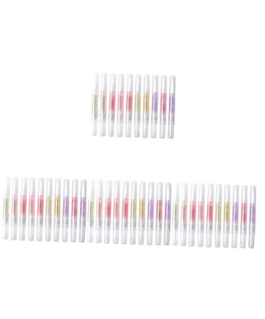 FOMIYES 40 Pcs Armor Nail Base Coat Nourishing Solution Watermelon Flavor Pp Roses Cuticle Oil Pens As Shownx4pcs 12.7x1.2cmx4pcs