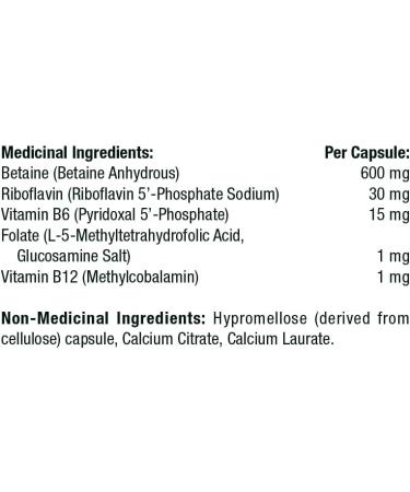 Thorne Methyl-Guard Plus - Active folate (5-MTHF) with Vitamins B2 B6 and B12 - Supports methylation and healthy level of homocysteine - Gluten-Free Dairy-Free Soy-Free - 90 Capsules - Buy Online on GoSupps.com