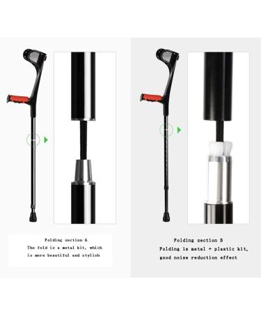 Forearm Crutches Adjustable Forearm Crutches - Lightweight Cuff Crutch - Adjustable Durable for Standard and Tall Adults - Comfortable on The Wrist - Replaceable Molded Prosperous - Buy Online on GoSupps.com