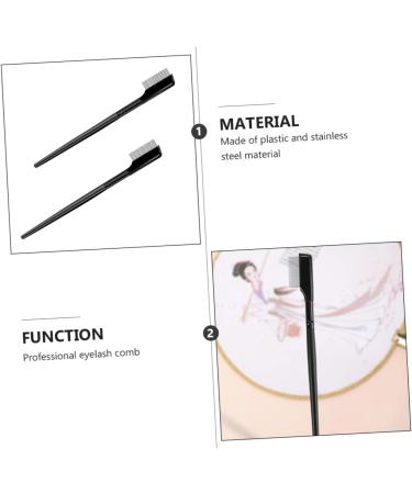 Beatifufu 3Pcs eyebrow comb eyelash mascara makeup mascara Eyelash Shaper Eyelash Definer cosmetic cover Miss - Buy Online on GoSupps.com