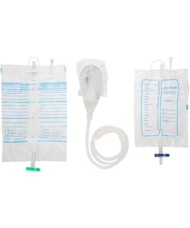 YINUODAY Portable Silicone Urinal & Catheter Bags - Incontinence Aid for Men & Women | Wearable Urinator Fashionable Design in White - Buy Online on GoSupps.com