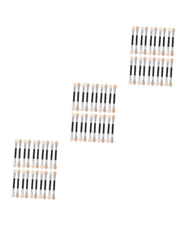 Ipetboom 60 pcs Makeup Latex Sponge Comestic Double-ended Eyeshadow H Eye Shadow 7.5cmx3pcs Assorted Colorx3pcs