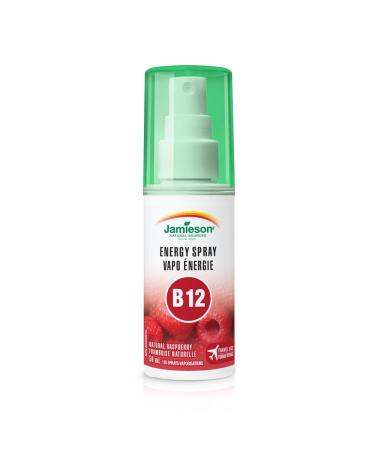 Jamieson Vitamin B12 Energy Spray- Natural Raspberry Flavour 58ml