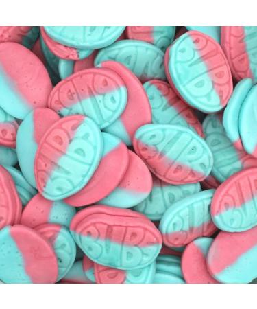 Raspberry & Blueberry Foam Sweets 1kg Sweet Pouch