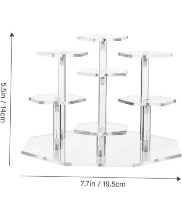 Ciieeo 2 Sets Multi-layer Display Rack Jewelry Holder Perfume Rack Display Stand Holder Statue Ladder - Buy Online on GoSupps.com