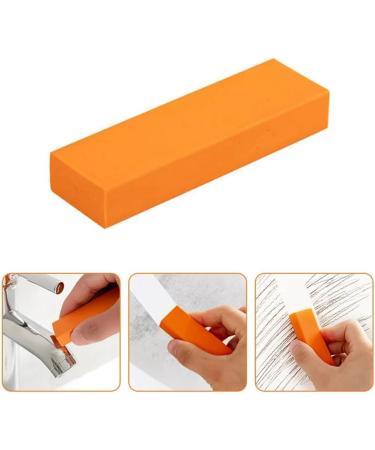 dinio 4Pcs Easy Limescale Eraser Bathroom Glass Rust Remover Rubber Stainless Steel Decontamination Brush Kitchen Toilet Rust Brush Household Kitchen Cleaning Tools - Buy Online on GoSupps.com