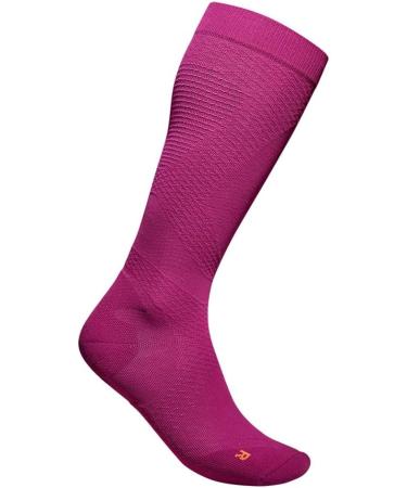 Bauerfeind Run Ultralight Compression Socks - Thin Sports Socks for Men & Women | Perfect for Jogging & Fitness | Size 38-40 (Berry) - Buy Online on GoSupps.com