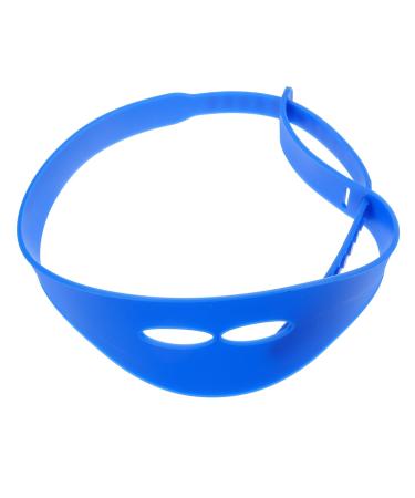 IWOWHERO DIY Adjustable Silicon Head Band Silicone Molds Silicone Strap for Shaping Silicone Fade Guide Silicone Haircut Band Hair Fade Guide Haircut Tool Headband Child Modeling 68x4.4cm Blue