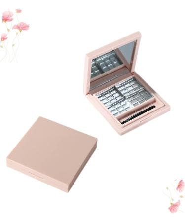 IWOWHERO 2pcs Empty Eyeshadow Dish Iluminador De Maquillaje Empty Compact Eyeshadow Makeup Highlighter 1 count (Pack of 1) Pink - Buy Online on GoSupps.com