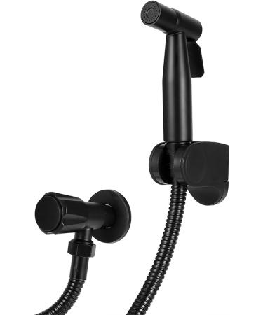 Bathroom Bidet Sprayer Set - Stainless Steel G1/2 Thread Bidet Sprayer for WC - Modern Black A-Style for International Shipping - Buy Online on GoSupps.com