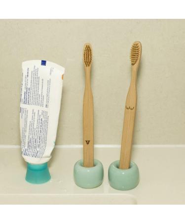 Maia Gifts Nudie Bamboo Toothbrush Set of 2 - Eco-Friendly Biodegradable & International Shipping - Buy Online on GoSupps.com