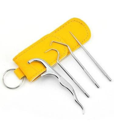 PLGEBR Metal Toothpick Set - Portable Dental Floss & Cleaner with Storage | Ideal for Travel & Hygiene - Buy Online on GoSupps.com