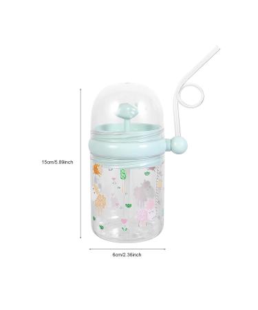 TOYANDONA Baby Drinking Cup with Straw Water Whale Spray | Portable Toddler Summer Sippy Cup Green (Pattern Varies) - Buy Online on GoSupps.com
