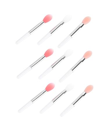 MAGICLULU 9pcs Lip Brush Lip Scrubber Lip Makeup Pen Lipstick Lip Applicator Makeup Lipstick Eyeliner Brush Lip Gloss Wands Makeup Brush Lipstick Brush Make up