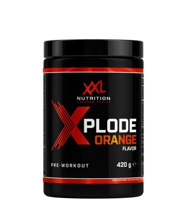XXL Nutrition - Xplode - Pre Workout Powder with Caffeine Pump Booster - Orange - 420 grams