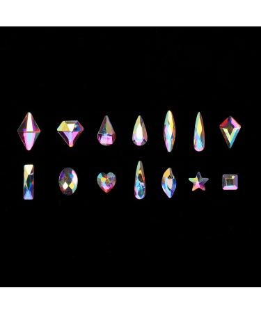 and Tweezer Round ab rhinestones Nail Gems and Rhinestones Crystal Rhinestones for Nail Nail Art Rhinestones Kit 21 Grids Multi Shapes Mixed(Transparentl AB) - Buy Online on GoSupps.com