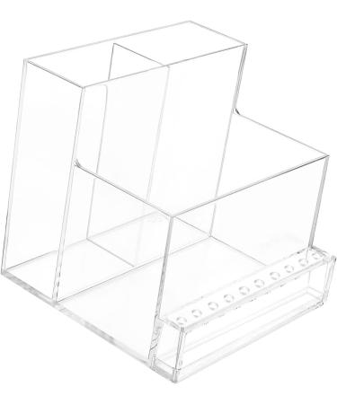 Generic 10 Holes Drill Bit Holder Display Stand Clear Salon Drill Bit Storage Box - Buy Online on GoSupps.com