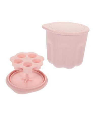 Makeup Brush Cleaning Pad 1set Makeup Brush Cleaning Bowl Cleaning Supplies Kit Brush Cleaning Tool Portable Washers Beauty Tool Beauty Tool Cleaning Bowl 8.5X8X6.8CM Pink
