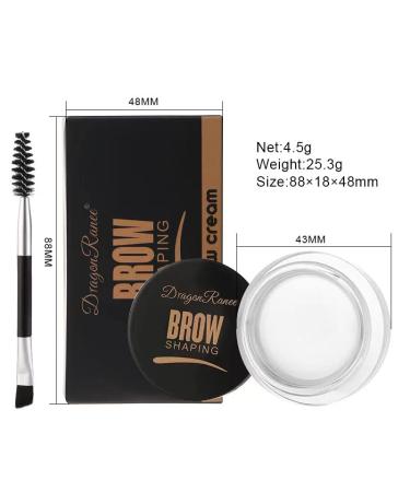 AMAKO Eyebrow Cream Styling Pencil Gel - Dark Brown | Long-lasting, Smudge-proof European & American Formula - Buy Online on GoSupps.com