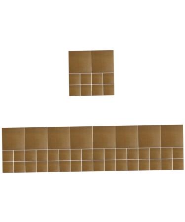 FOMIYES 100 Pcs Perm Iron Heat Insulation Patch Stickers Curling Iron Sticker High Temperature Sticker 10.00X10.00X0.10CMx5pcs As Shownx5pcs