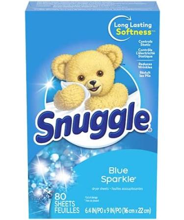 Snuggle Aroma Towels - Blue Sparkle 80 Pieces | Premium Dryer Towels for Freshness - International Shipping Available - Buy Online on GoSupps.com