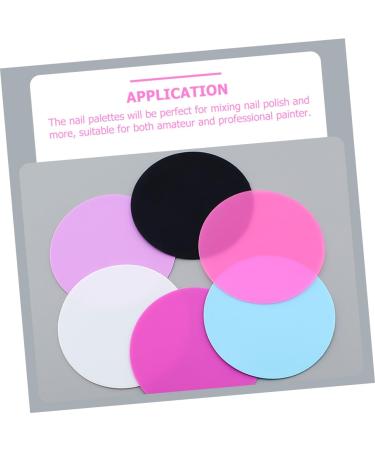 Palette de M lange pour Manucure en Silicone 6 Pi ces Palette de Couleurs pour Nail Art Outil de Coloration des Ongles pour Usage Professionnel et Personnel Couleur Al atoire - Buy Online on GoSupps.com