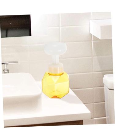 Fomiyes 4-Piece Flower Bubble Bottle Set | Mini Plastic Containers & Foam Soap Dispenser | Transparent 9.7x9.7x16.3cm - Ideal for Home & Travel - Buy Online on GoSupps.com
