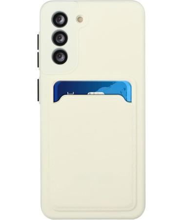 Tivenfezk Nadoli Ultra Thin Silicone Case for Samsung Galaxy A34 5G - Shockproof Scratch-Resistant Wallet TPU Cover with Credit Card Holder - White - Buy Online on GoSupps.com