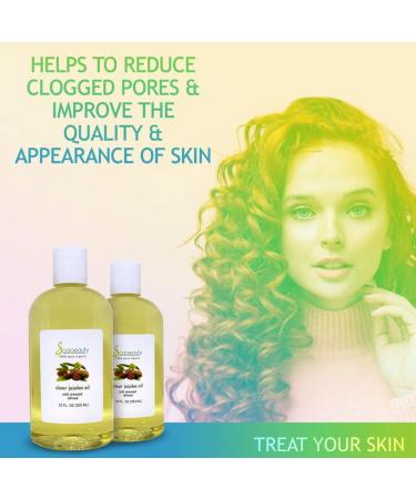 Organic Cold Pressed Jojoba Oil - 100% Pure Natural Moisturizer for Skin, Face & Hair - Perfect Carrier for Essential Oils - Ideal for Massage and Soap Making - Available in Various Sizes (32oz) - Buy Online on GoSupps.com