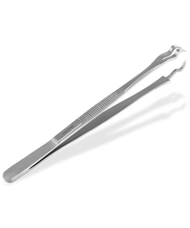 Gripping tweezers for milling cutters diamond grinders or foot care instruments