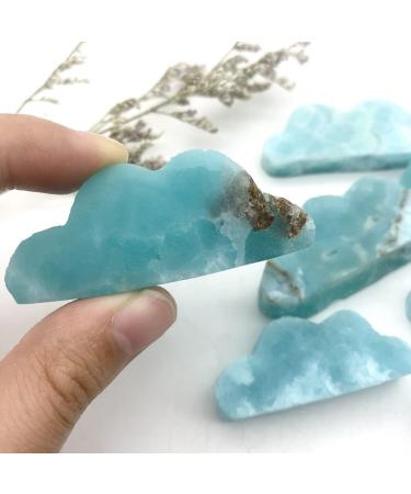 Gems for Decoration 1pc Cute Natural Crystal Cloud Shaped Carved Specimen s Gifts Decor Minerals Aura Crystal - Buy Online on GoSupps.com