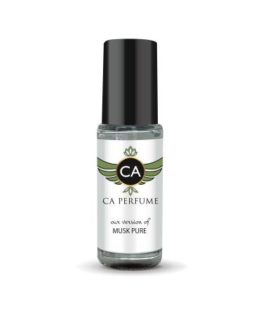CA Perfume Impression of Tom F Musk Pure For Women Replica Fragrance Body Oil Dupes Alcohol-Free Essential Aromatherapy Sample Travel Size Concentrated Long Lasting Attar Roll-On 0.14 Fl Oz/4ml-X1