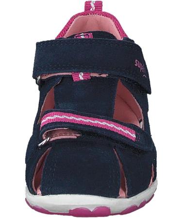 Superfit Girl's Fanni Sandals 2 UK Child in Blue Pink - Comfort and Style for Kids - Buy Online on GoSupps.com