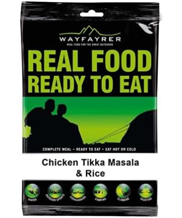 Wayfayrer Chicken Tikka & Rice 300g Ready to Eat Hot or Cold Meal Pouch Recommended for Duke of Edinburgh's Award Expeditions Camping Hiking Fishing and Outdoor Adventures Chicken Tikka_Rice - Buy Online on GoSupps.com
