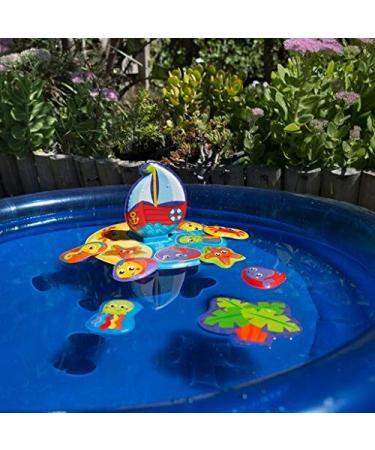 Playgro 9-Part Floating Bath Puzzle for Kids | Colorful Animal Motifs | BPA-Free | Ages 6 Months+ | 25x25 cm - Buy Online on GoSupps.com