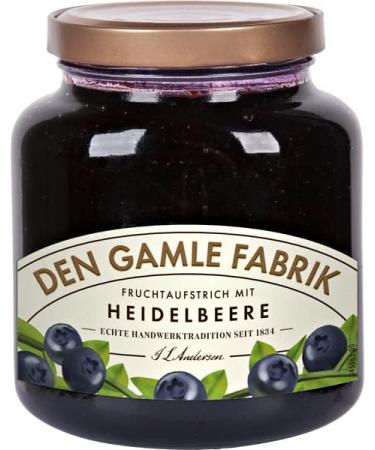 Den Gamle Fabrik Fruit Spread Blueberry 3x380 g (38.55) - With pieces of fruit/Danmark - Buy Online on GoSupps.com