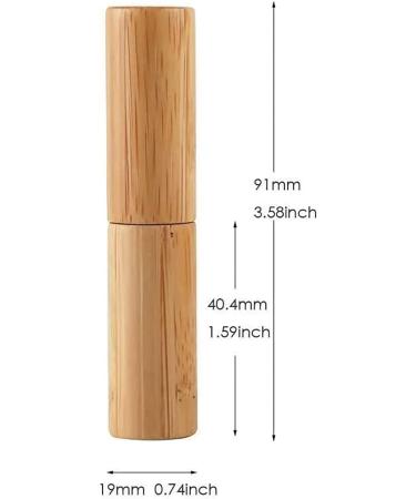 Bocotoer 4ml Empty Bamboo Natural Balm Containers - 6 Pack for Homemade Lip Balm - Eco-Friendly Lip Balm Tubes - Buy Online on GoSupps.com