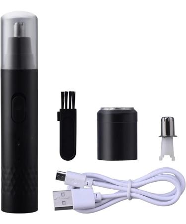 Buy OUSIKA 2 in 1 USB Rechargeable Nose Hair Trimmer & Beard Shaver | Best Electric Razor for Ear & Nose Hair Removal - International Shipping Available - Buy Online on GoSupps.com